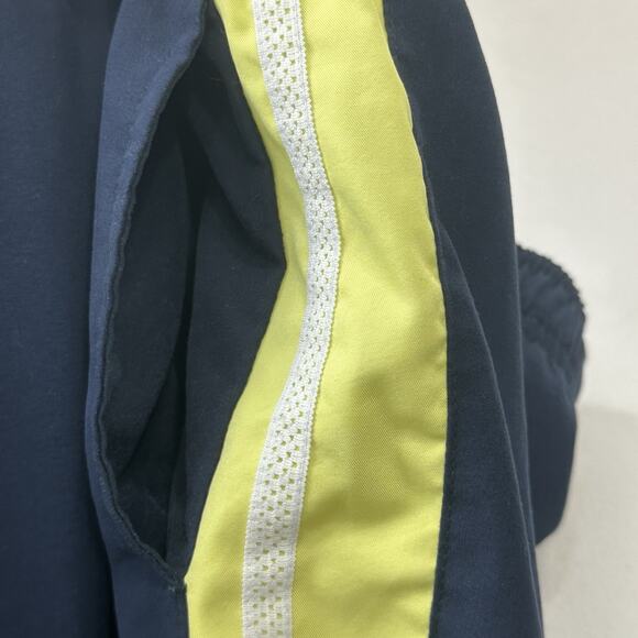 Vintage Nike Pants Womens M Silver Tag Blue Yellow Track Pants Swoosh Y2K 29x32 - Picture 11 of 14